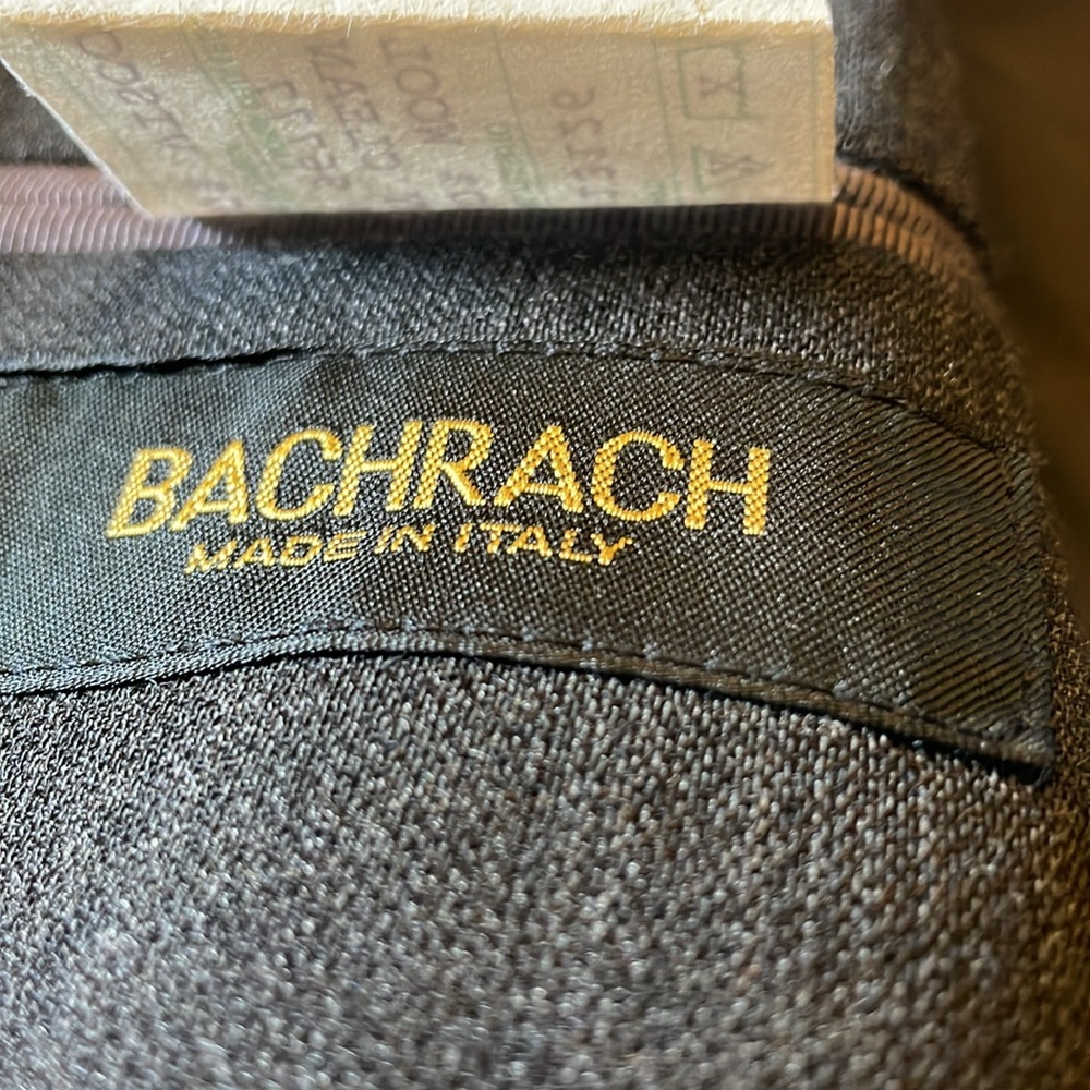 Bachrach Three Button Wool 40r Charcoal Gray Suit… - image 6